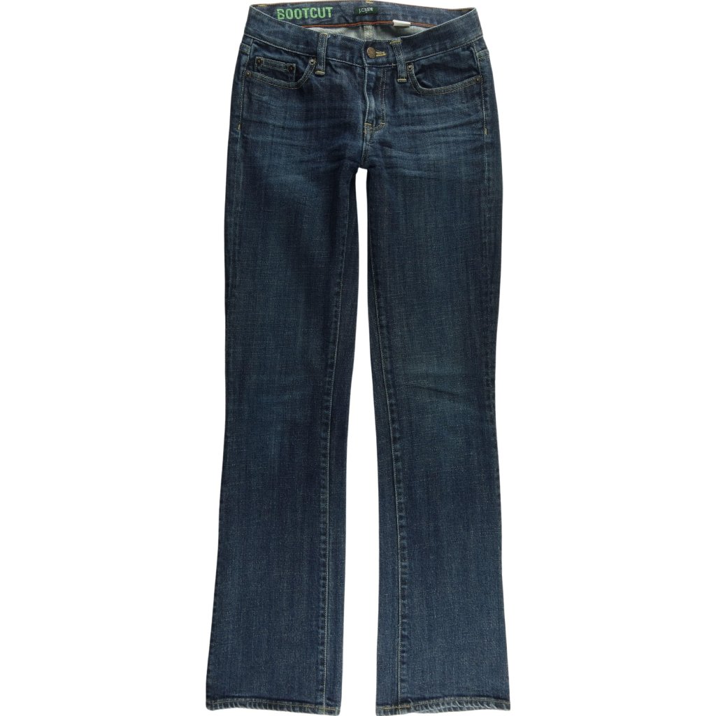 J.Crew Boot Cut Jeans 27 Stretch Low Rise A036